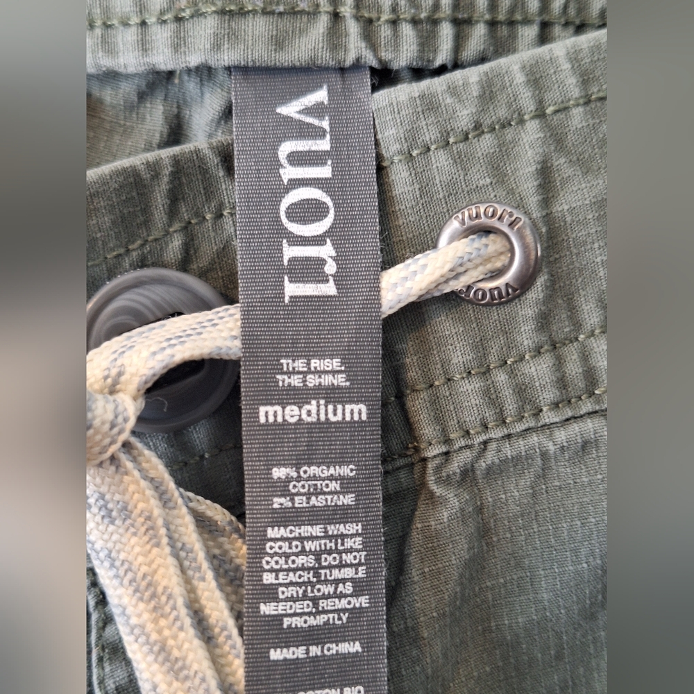 Vuori Women's Ripstop Pants Olive Green - M - Picture 14 of 16